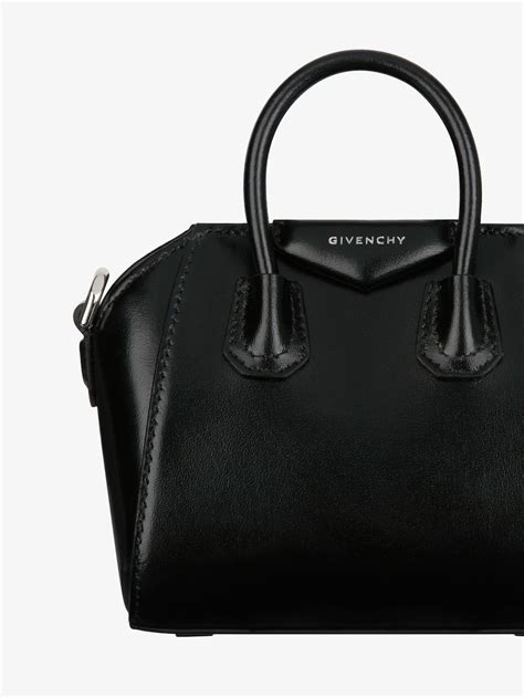 givenchy black micro antigona bag|givenchy antigona mini top handle bag.